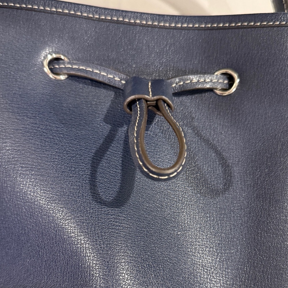 Michael Kors Midnight Blue Leather Tote - Picture 4 of 10